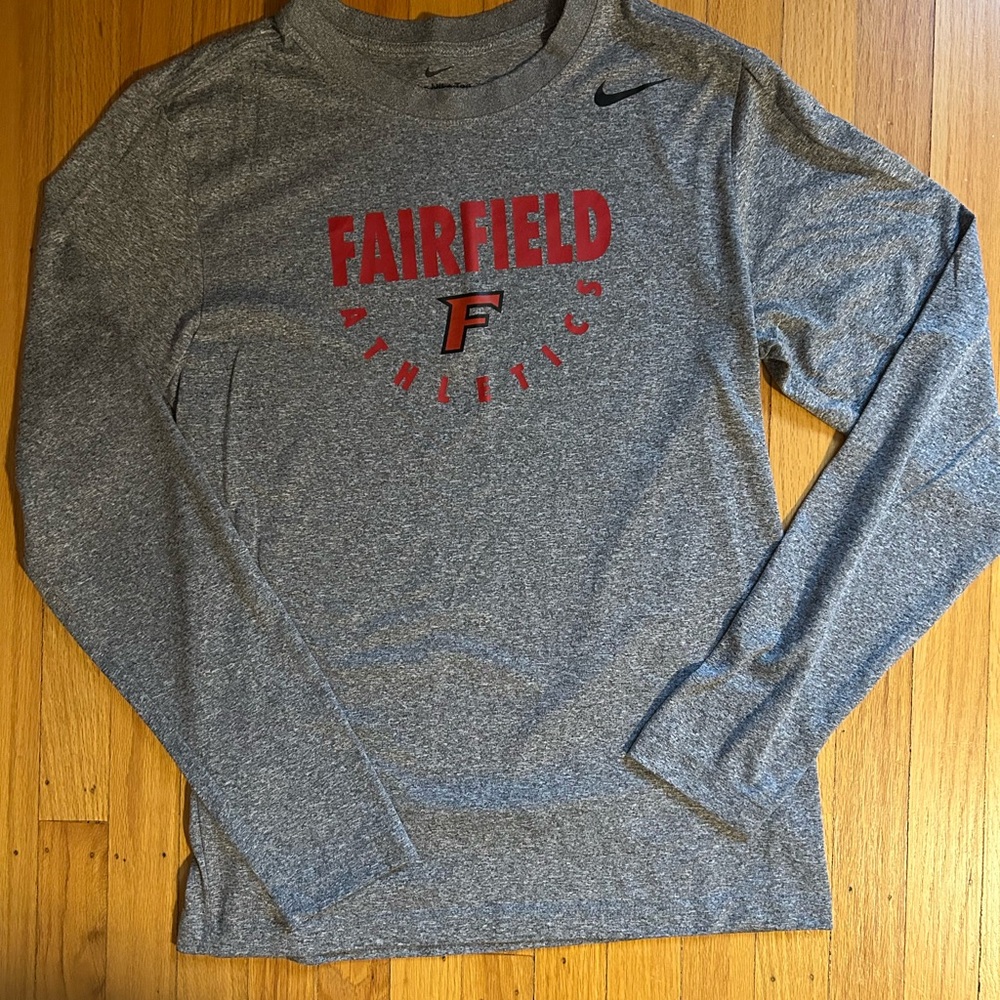 Fairfield University Athletics, Nike Gray Dri-FIT Tee